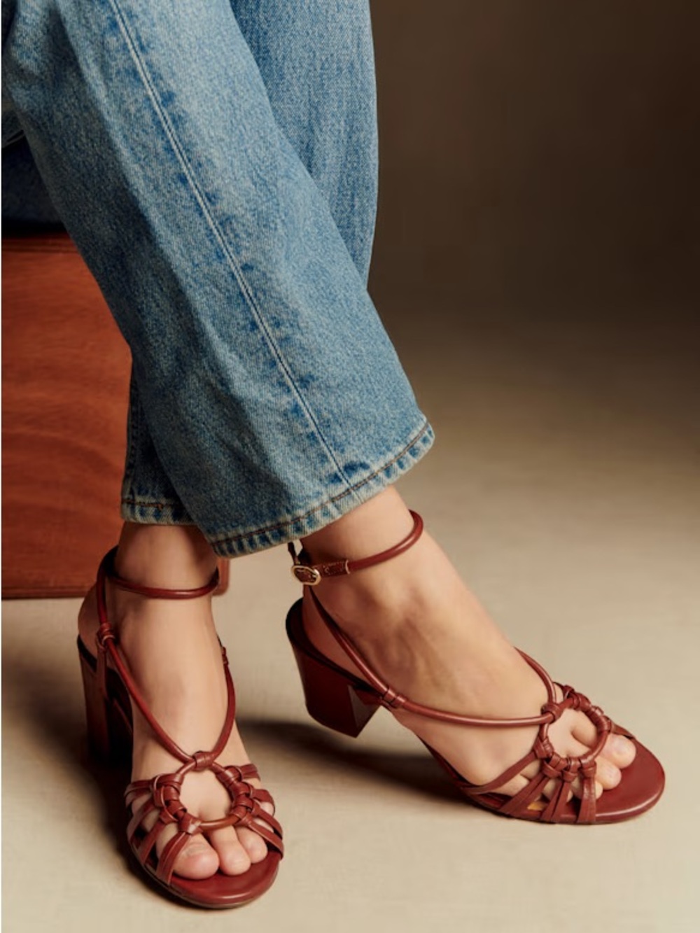 Sezane gloria sandals 37 6